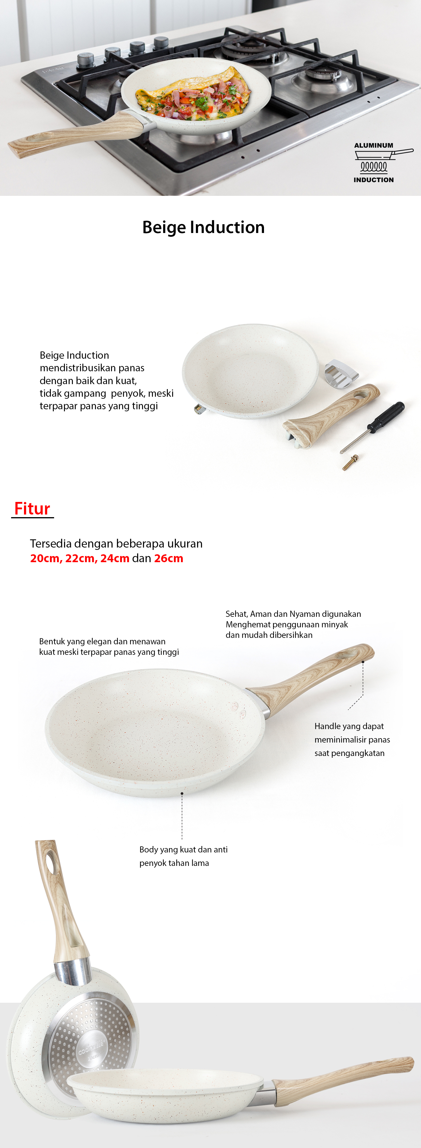 Beige Induction
